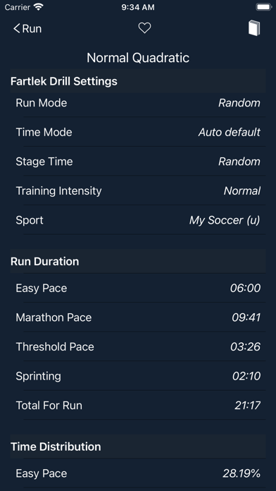 Fartlek Runs Screenshot
