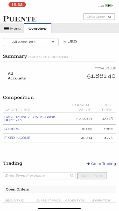 Screenshot 1 of Puente USA App