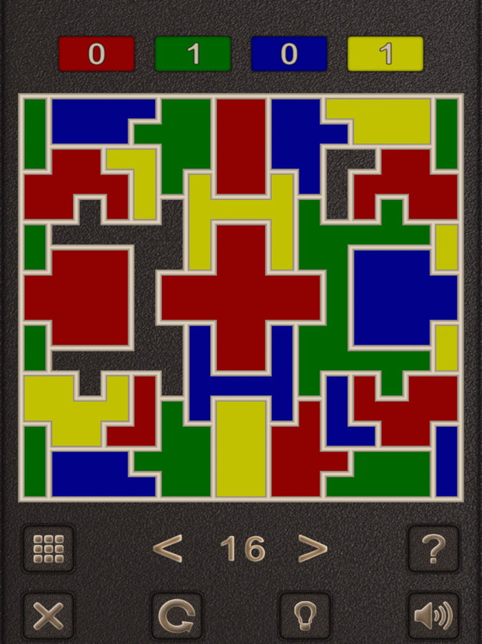 Four Color Shape Puzzle