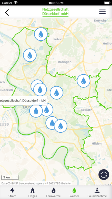 Netze Düsseldorf Screenshot