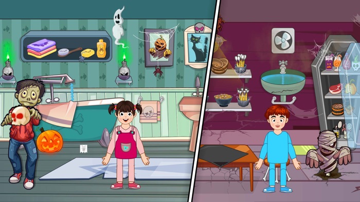 My Scary Town Ghost House Life