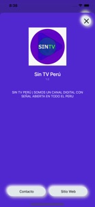 Sin TV Perú screenshot #4 for iPhone