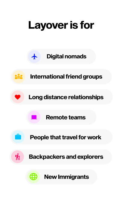 Layover - Share timezones Screenshot