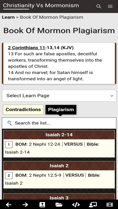 Christianity Vs Mormonism Screenshot