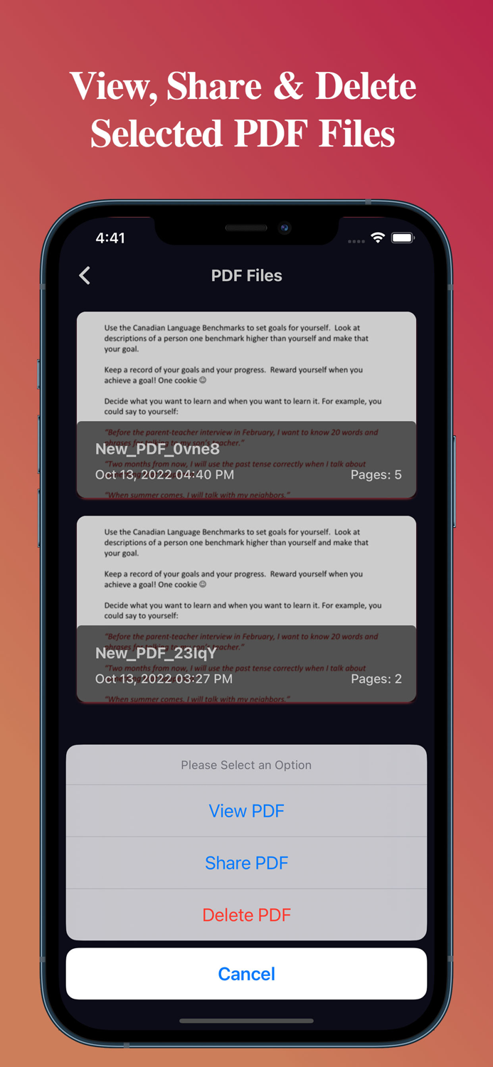 Images To PDF and PDF To Images