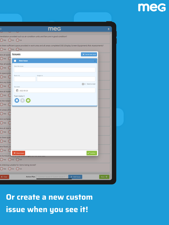 MEG QMS Audits Incidents