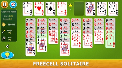 Screenshot #1 pour FreeCell Solitaire Mobile