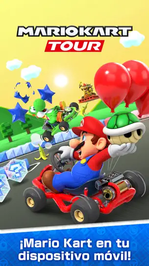 Captura de pantalla de Mario Kart Tour en iPhone 1