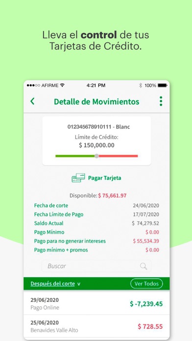 Afirme Móvil Screenshot