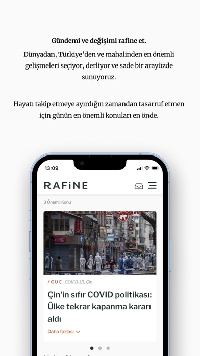 Rafine News Screenshot