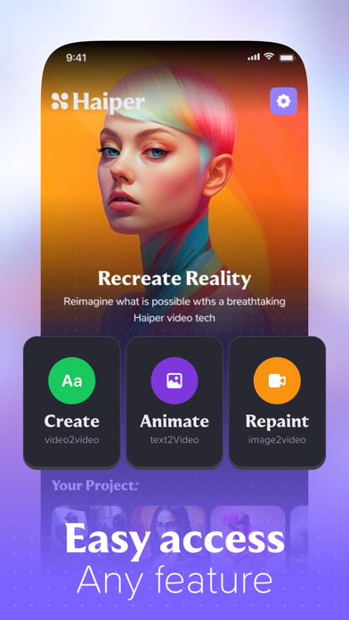 Haiper AI・Video, Photo Creator Screenshot