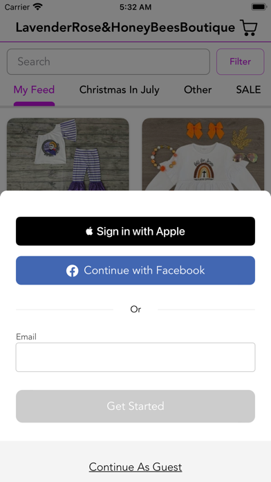 LavenderRose&HoneyBeesBoutique Screenshot
