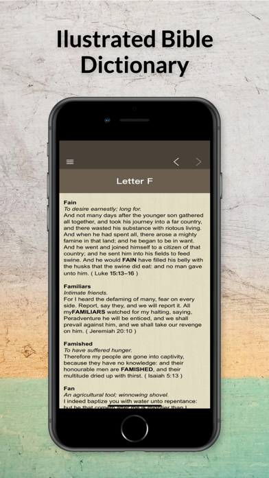 Ilustrated Bible Dictionary Screenshot