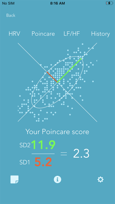 Screenshot 2 of iHeart HRV App