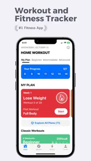 fitbody: hiit workout fitness iphone screenshot 1