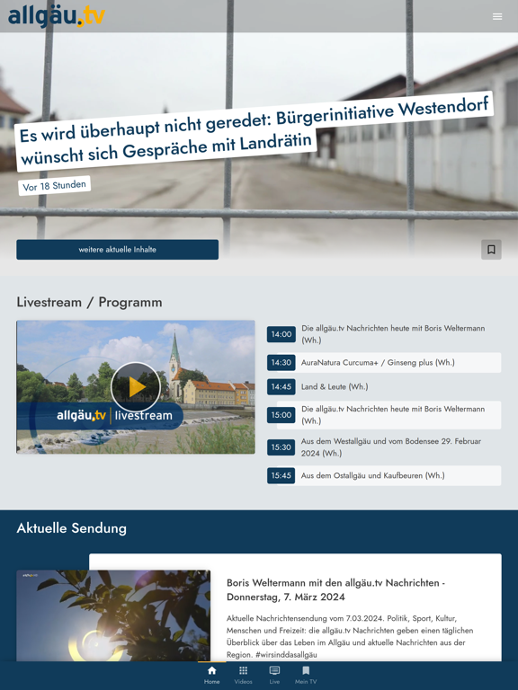Screenshot #4 pour allgäu.tv