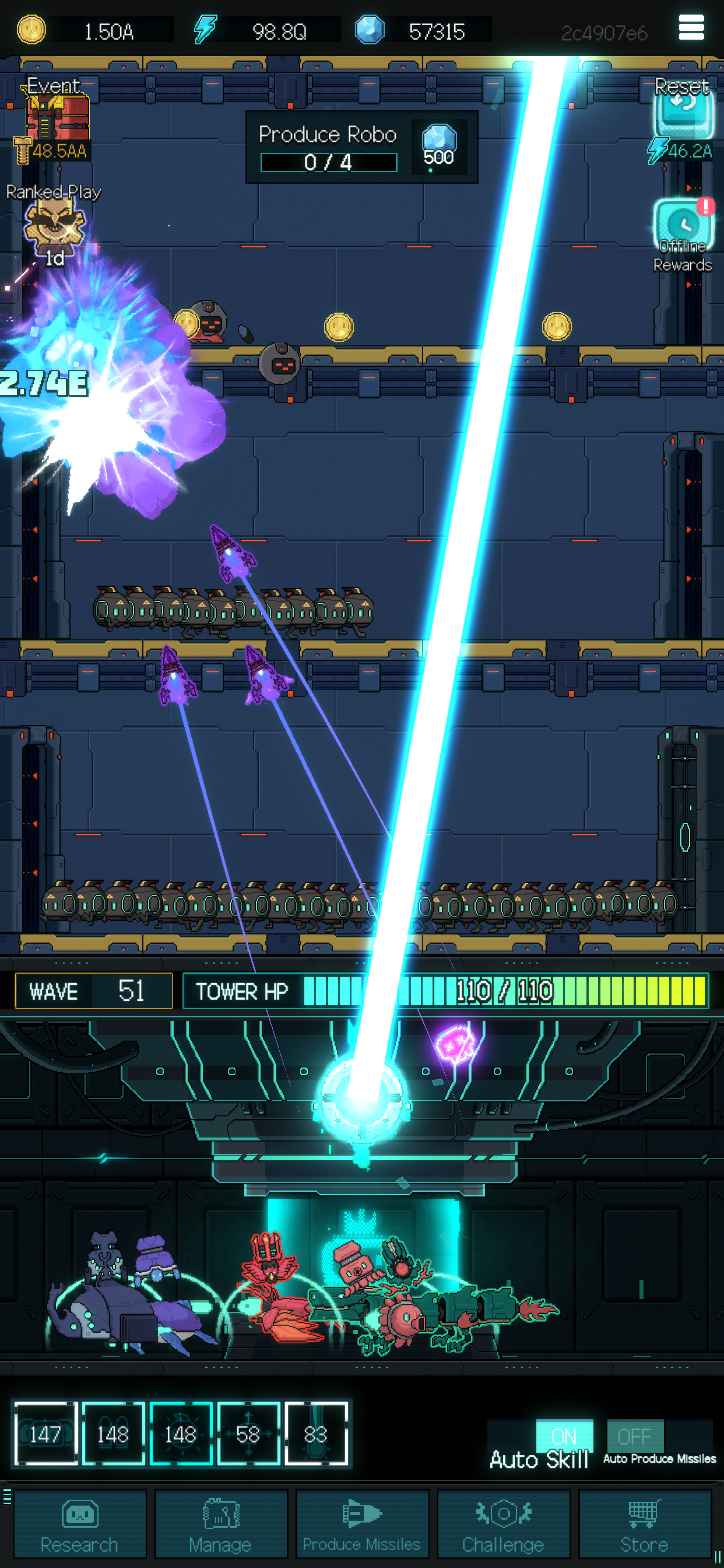 Robo Tower: Idle Shooting RPG