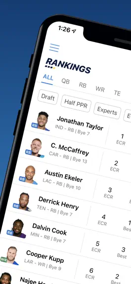 Game screenshot Fantasy Rankings & Stats mod apk