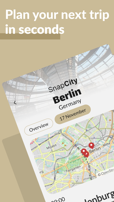 SnapCity: Travel planner Screenshot