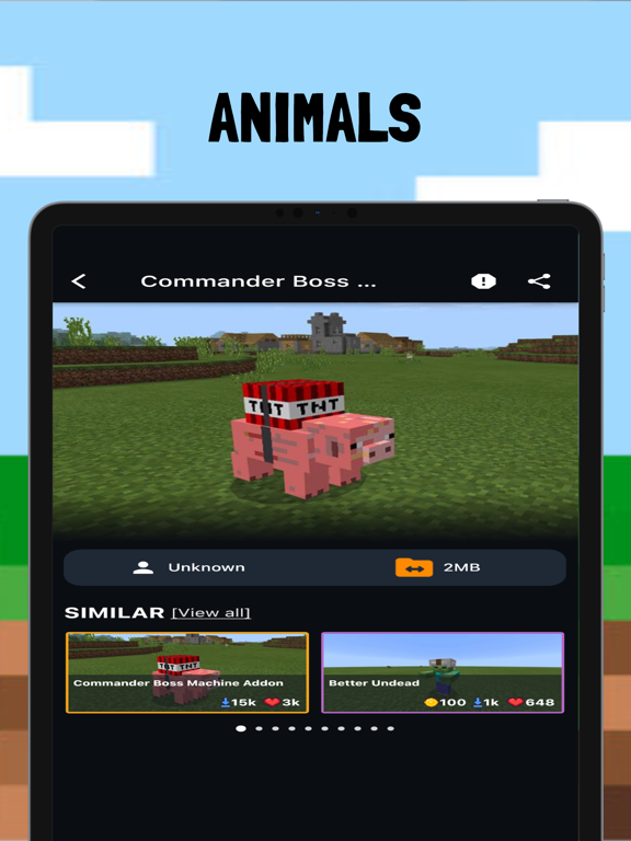 Screenshot #6 pour MODBOX – mods for Minecraft