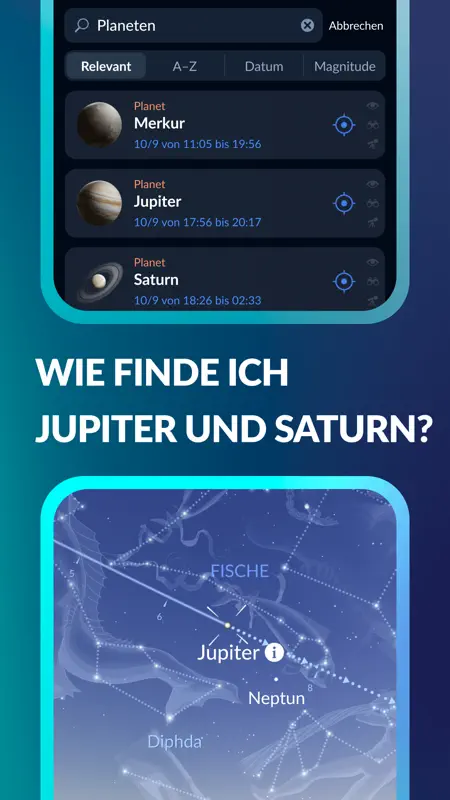Sky Tonight: Sternenhimmel App screenshot 2 of 10