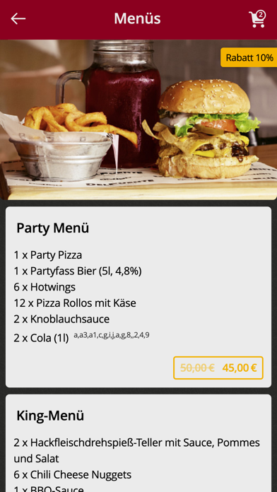 Galaxy Pizza Bad Fallingbostel Screenshot