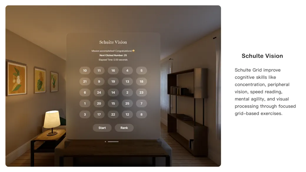 Schulte Vision screenshot 3