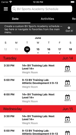 Game screenshot BV Sports Academy apk