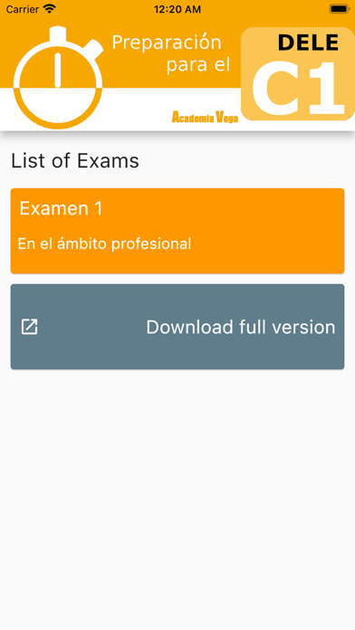DELE C1 Spanish Examen1 Screenshot