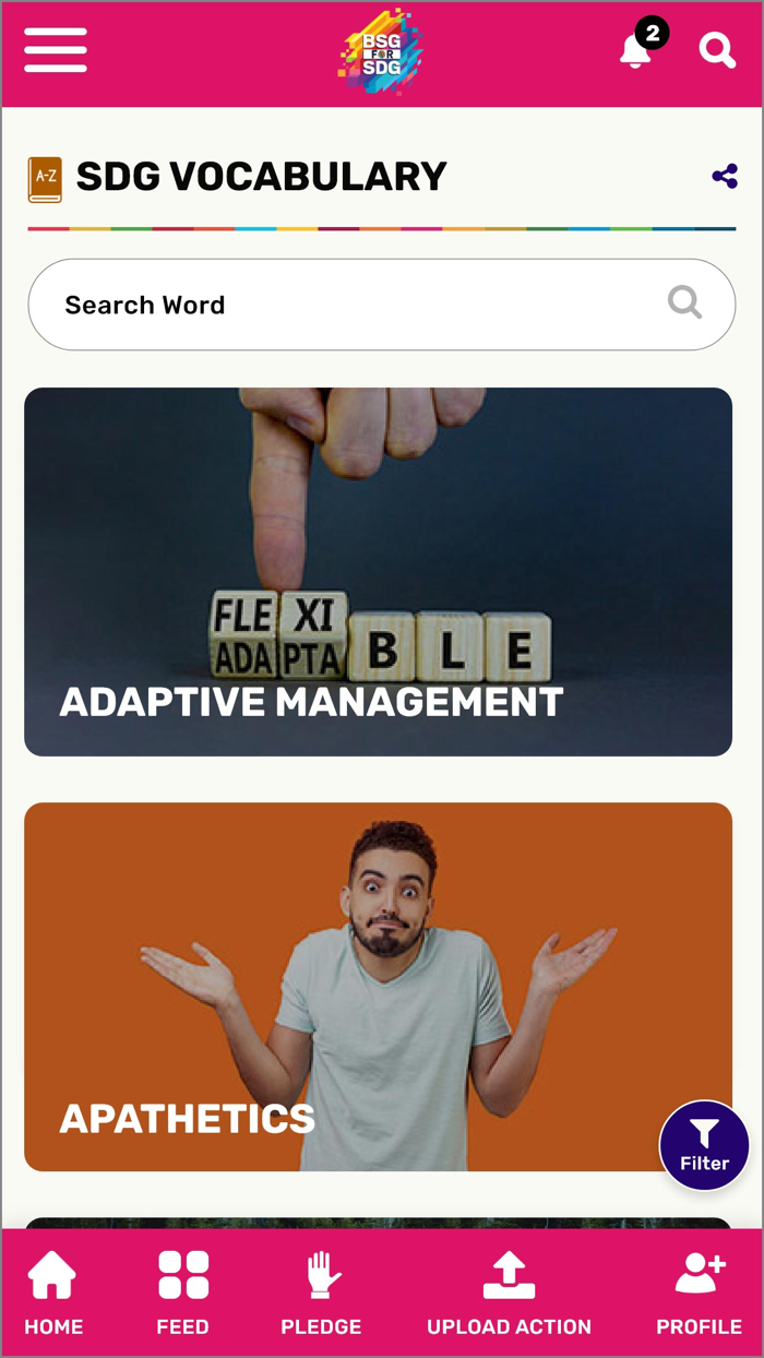 BSG for SDG  Learn and Act Now