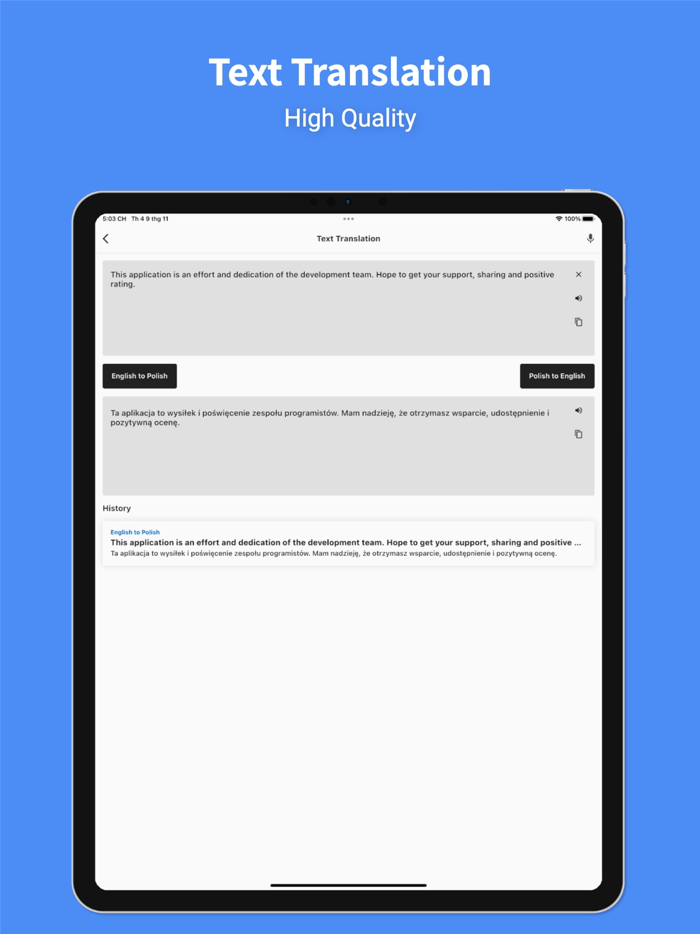 Polish - English  Translator