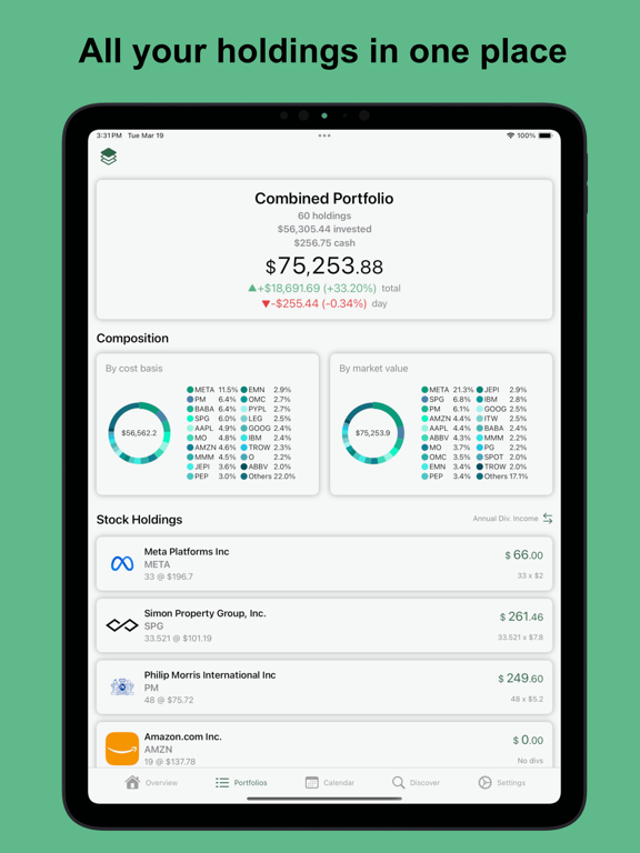 Screenshot #5 pour Dividend Tracker - DivTracker