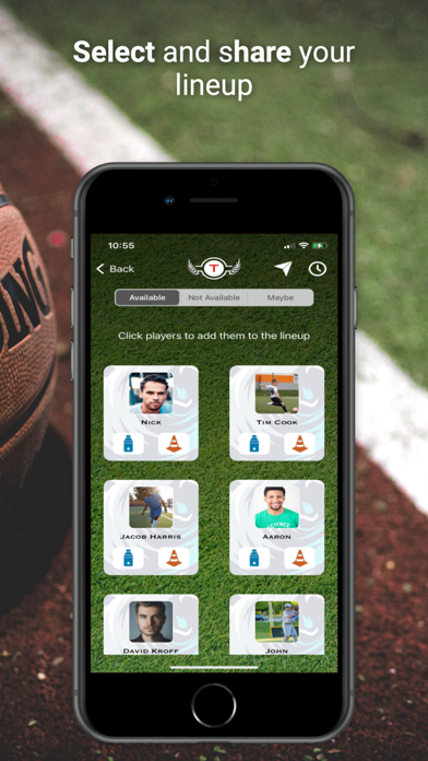 TopSquad - Team Management App Screenshot