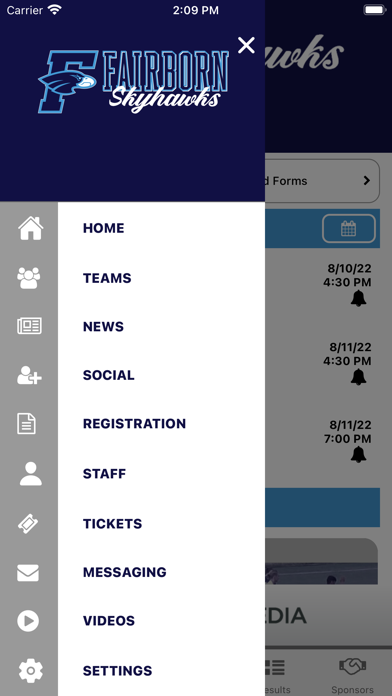 Fairborn Skyhawks Athletics Screenshot