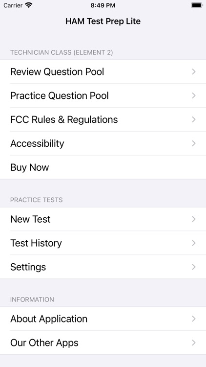HAM Test Prep Lite: Technician