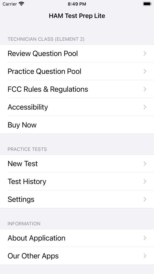 HAM Test Prep Lite: Technician - 3.2.0 - (iOS)