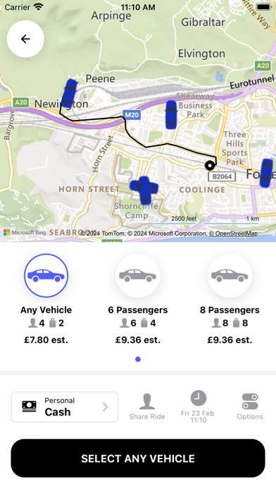 Folkestone Taxis Screenshot