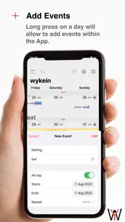 How to cancel & delete wykein - your weekend calendar 1