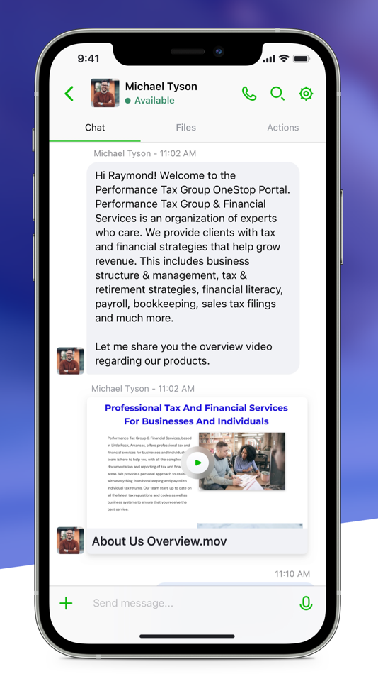 #2. PTG Client Access (iOS) بواسطة: PERFORMANCE TAX GROUP & FINANCIAL SERVICES LLC
