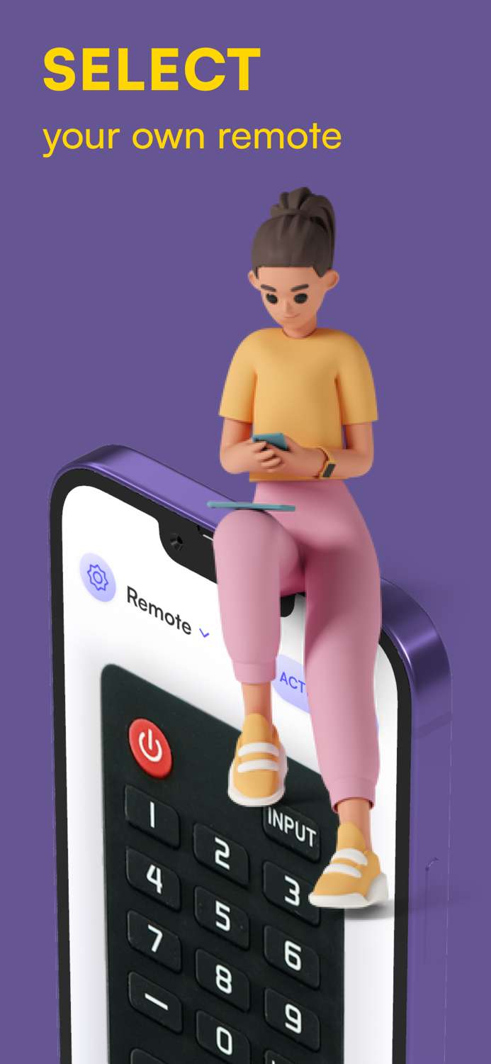 His - SmartTV Remote Control