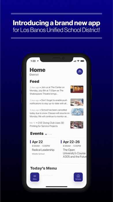 Los Banos USD, CA Screenshot