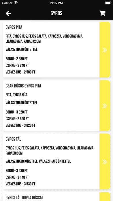 KORZÓ Kebab és Fagyizó Screenshot