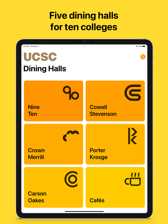 Screenshot #4 pour UCSC Dining - Menu