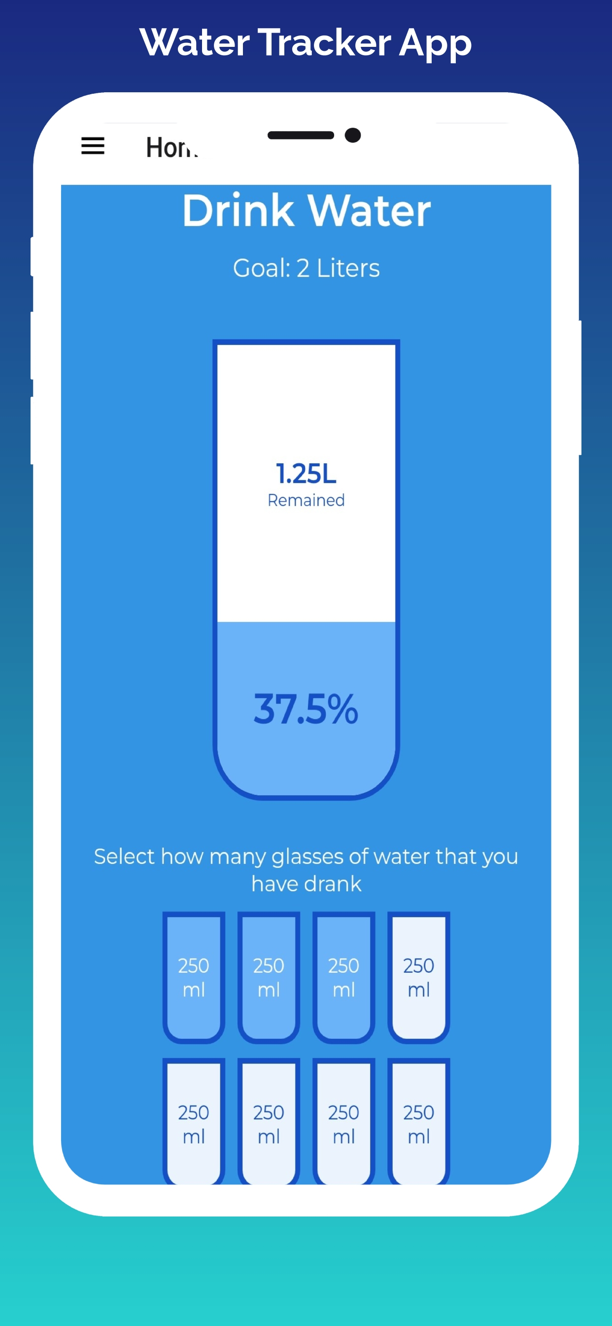 Water Tracker H2O