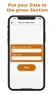 waist to height ratio calcul iphone screenshot 2