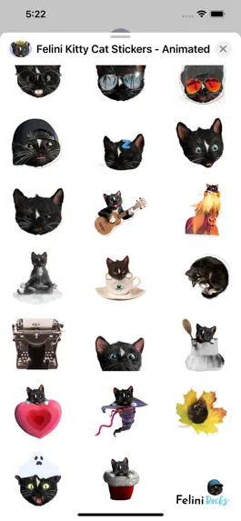 Game screenshot Felini Kitty Cat Stickers hack