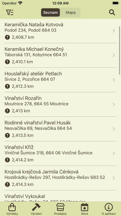 Regionální značky Screenshot