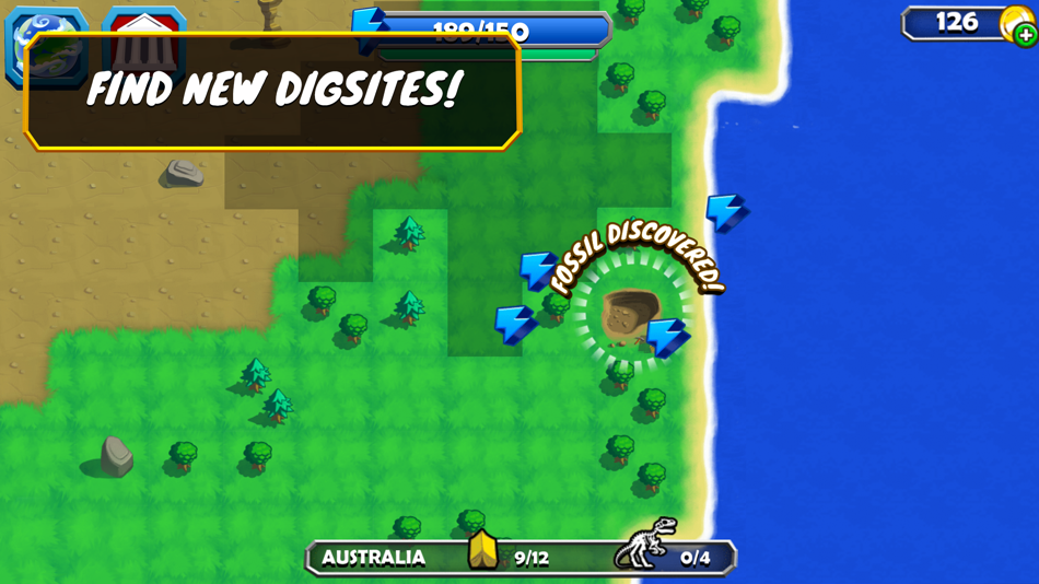 #2. Dino Quest: Fossil Games (iOS) Podle: TPG TECNOLOGIA DA INFORMACAO LTDA