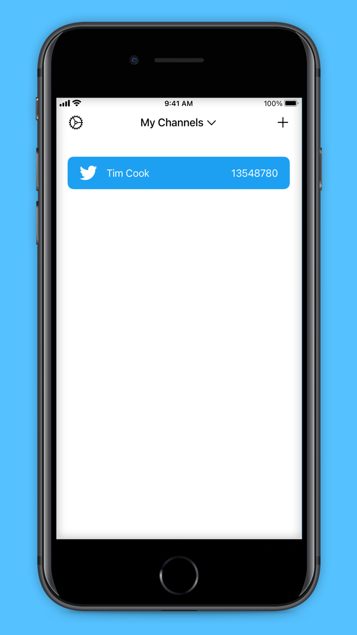 Follow - Counting followers