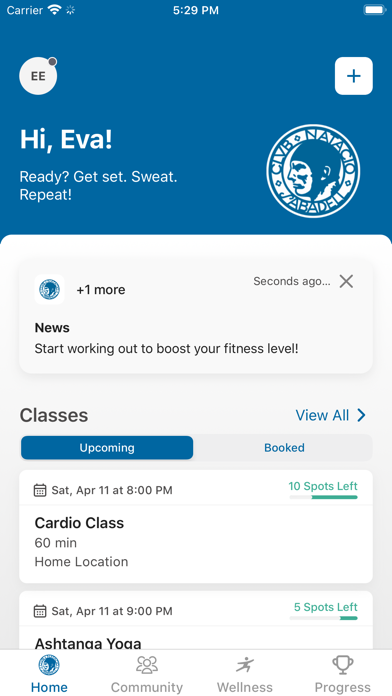 Club Natació Sabadell. Screenshot
